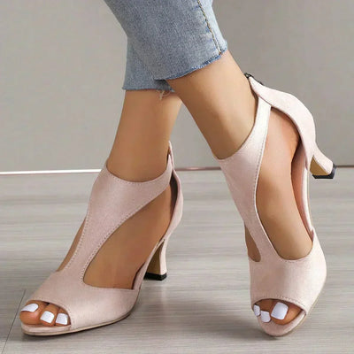 Moira – Zippered High Heeled Sandals (Copy)
