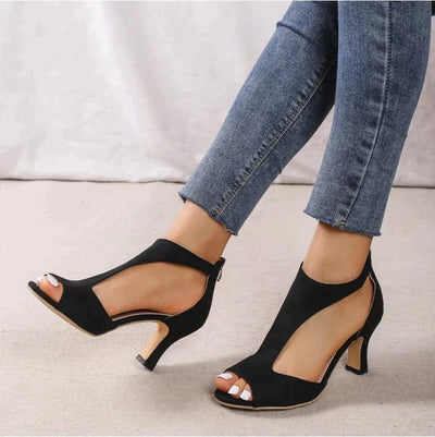 Moira – Zippered High Heeled Sandals (Copy)